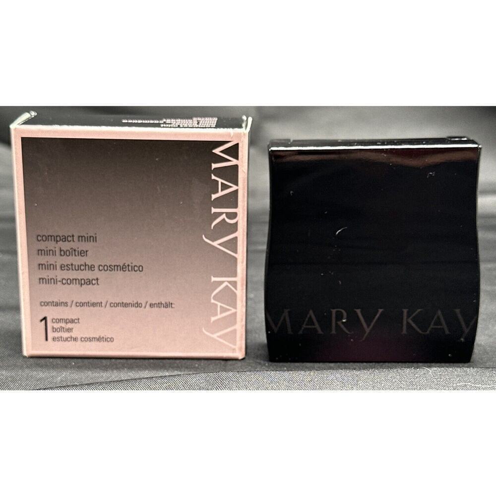 NEW Empty Mary Kay Refillable Magnetic Mirrored Compact Mini